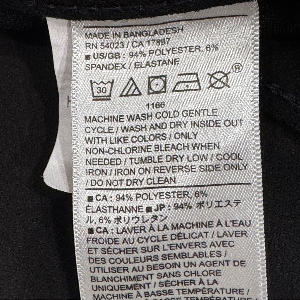 Banana Republic Factory vegan suede black Size 28/6 High Rise Skinny - Picture 7 of 11